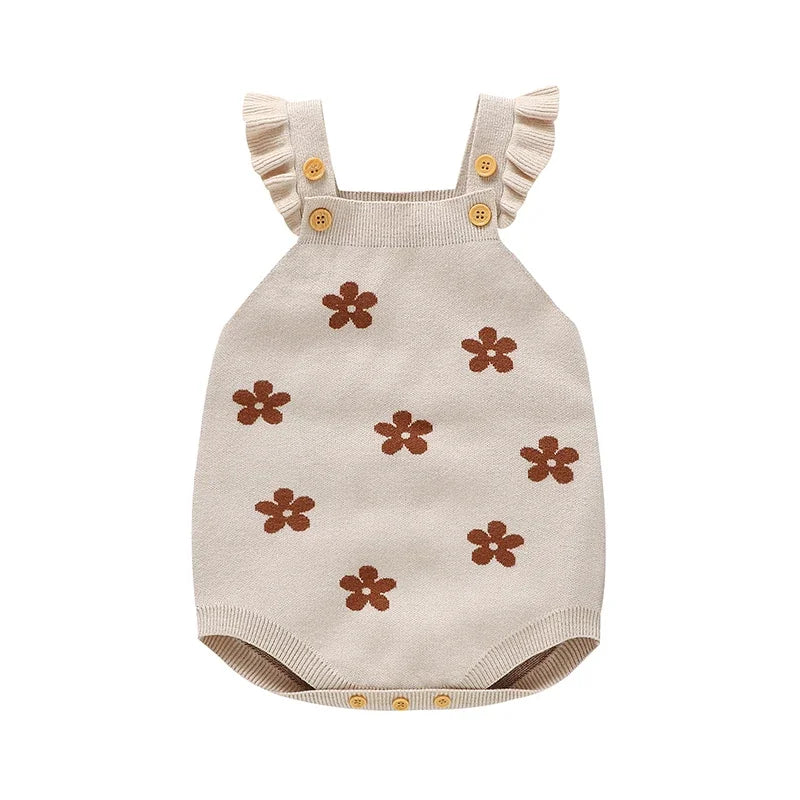 Floral Knitted Bodysuit