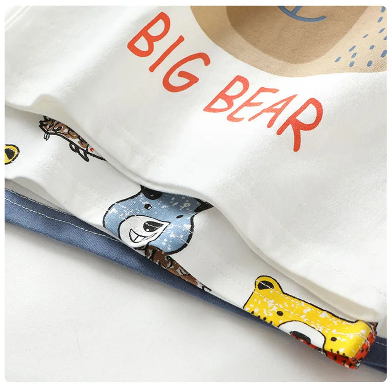 Summer Cartoon Bear T-Shirts