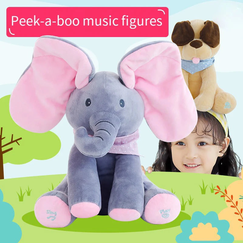 Peek A Boo Elephant Plush