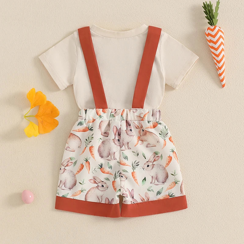 2 Piece Overall Bunny Outfit
