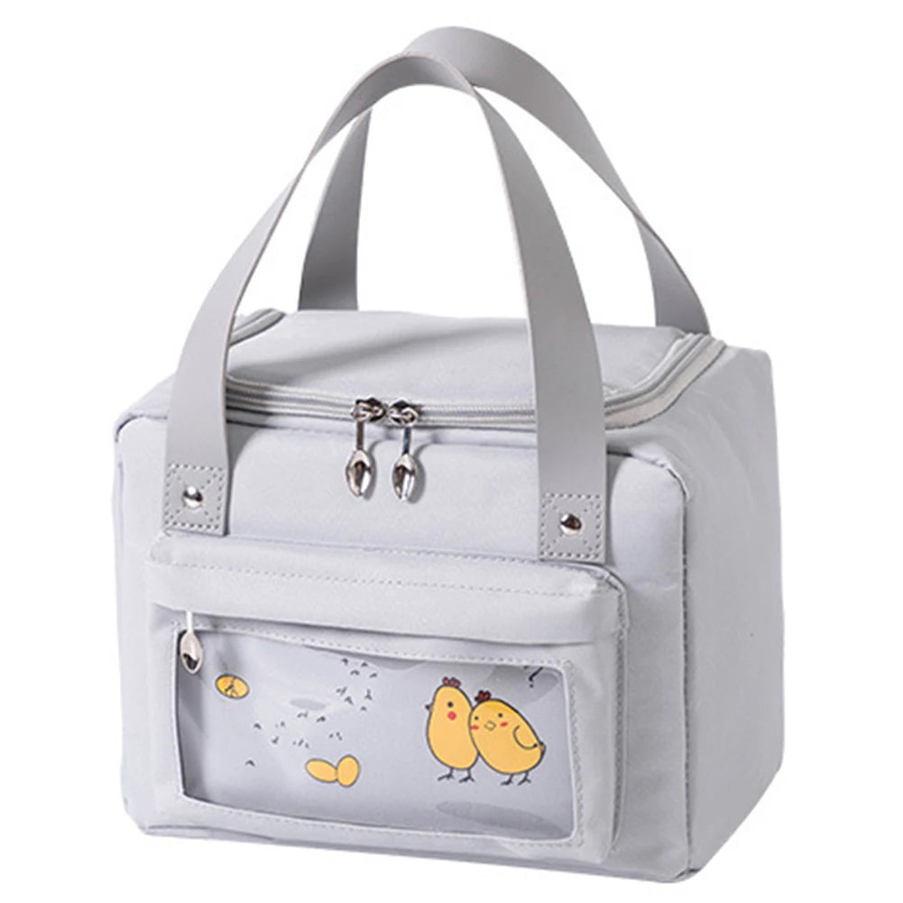 Sac isotherme imperméable Oxford portable avec fermeture éclair thermique