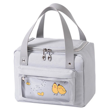 Sac isotherme imperméable Oxford portable avec fermeture éclair thermique