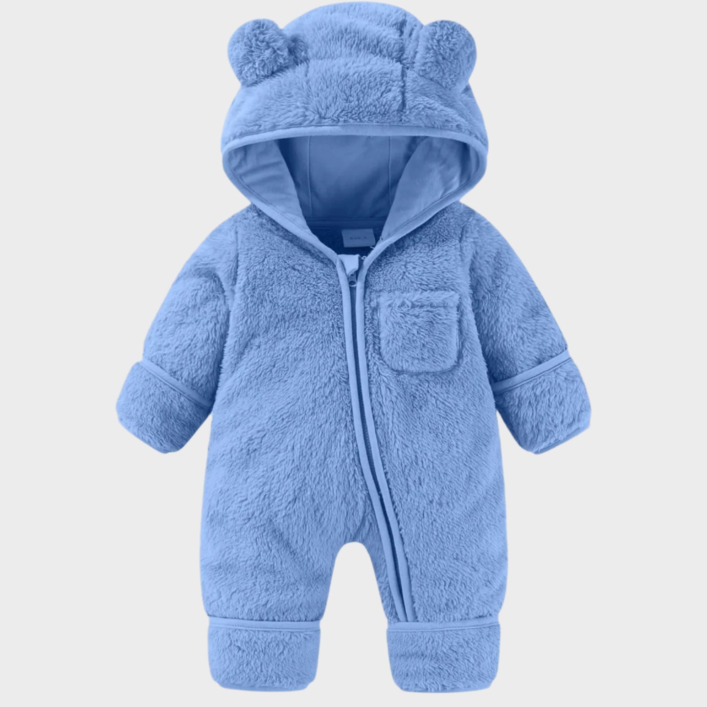 Combinaisons à capuche en polaire chaudes et épaisses