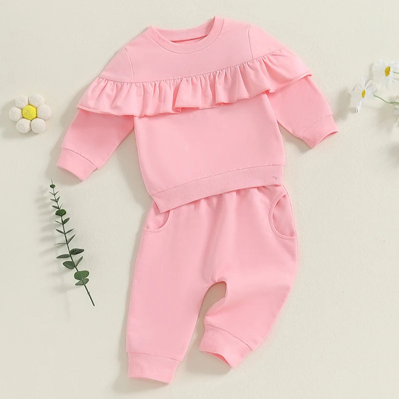 2 Piece Set Autumn Baby Girl Outfits
