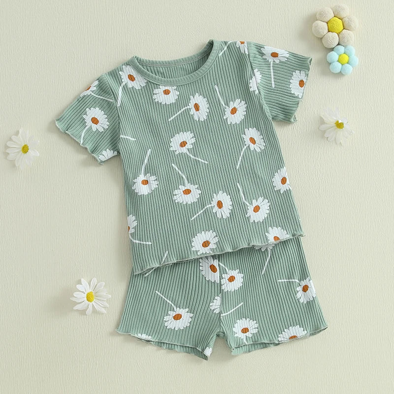 2 Piece Floral Outfit