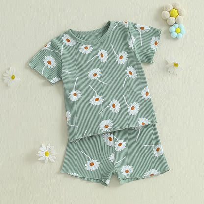 2 Piece Floral Outfit