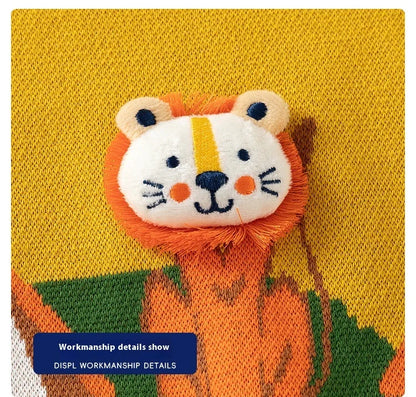 Pull à manches longues avec dessin animé sponsorisé par Workmanship™ et Well-kids™