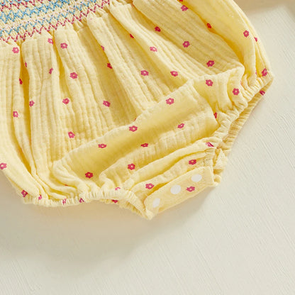 Long Puff Sleeve Floral