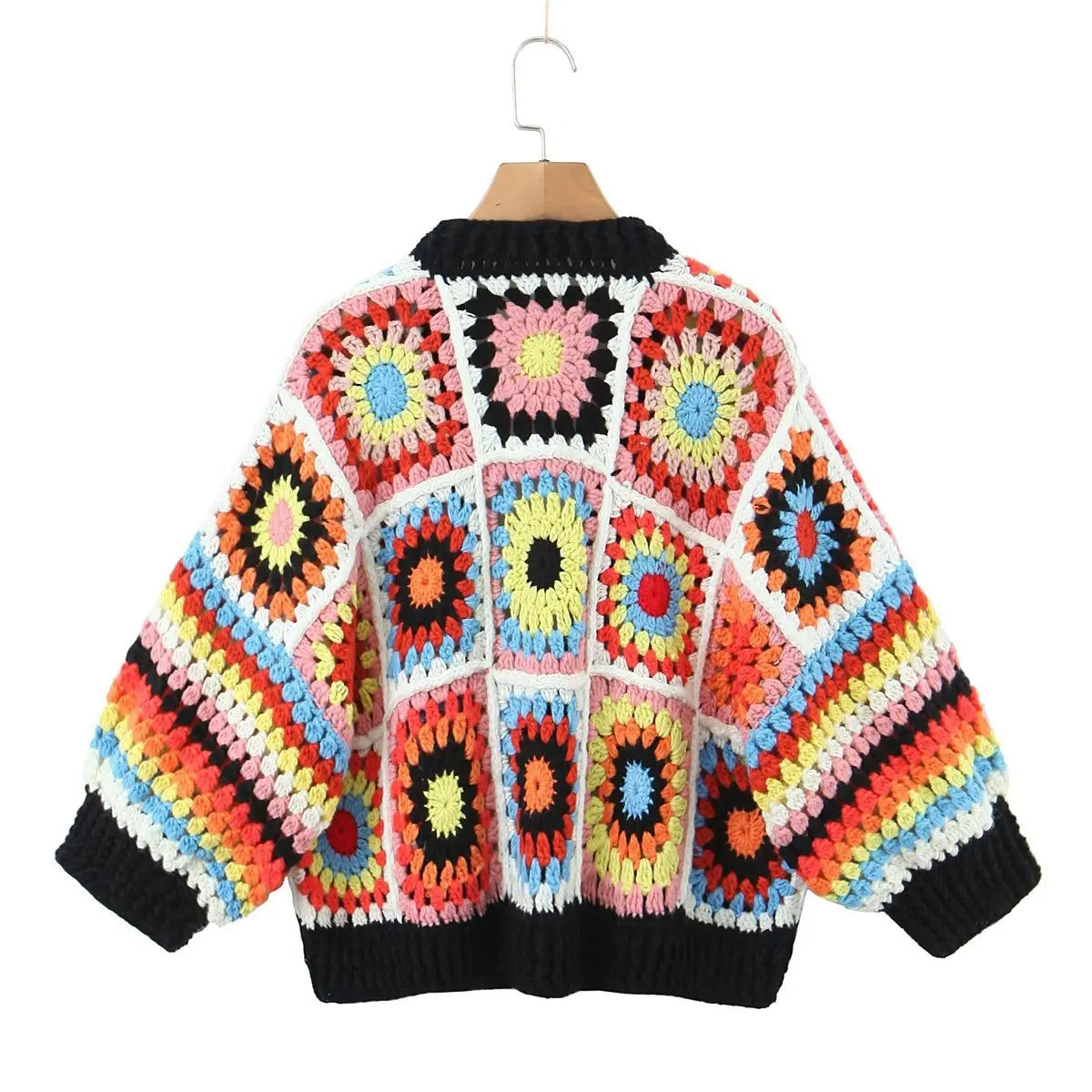 Long Sleeve Knitted Retro Sweater