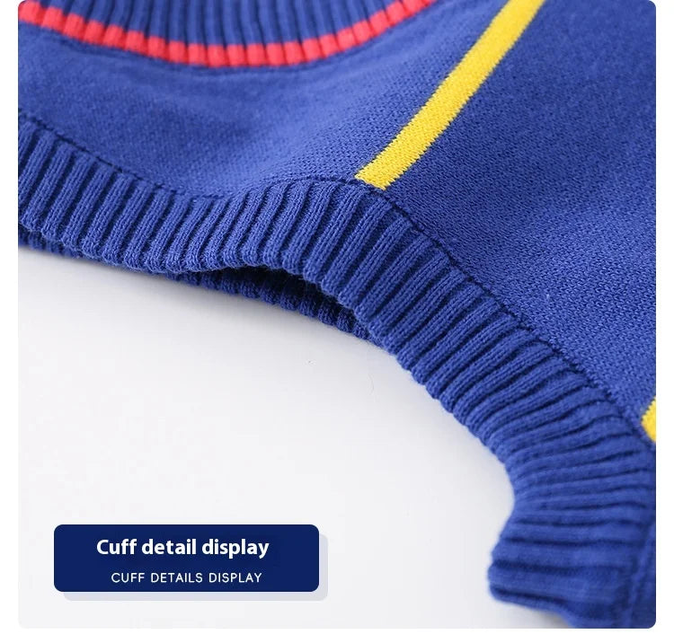 Workmanship™ Cartoon Dinosaur V-Neck Knitted Vest