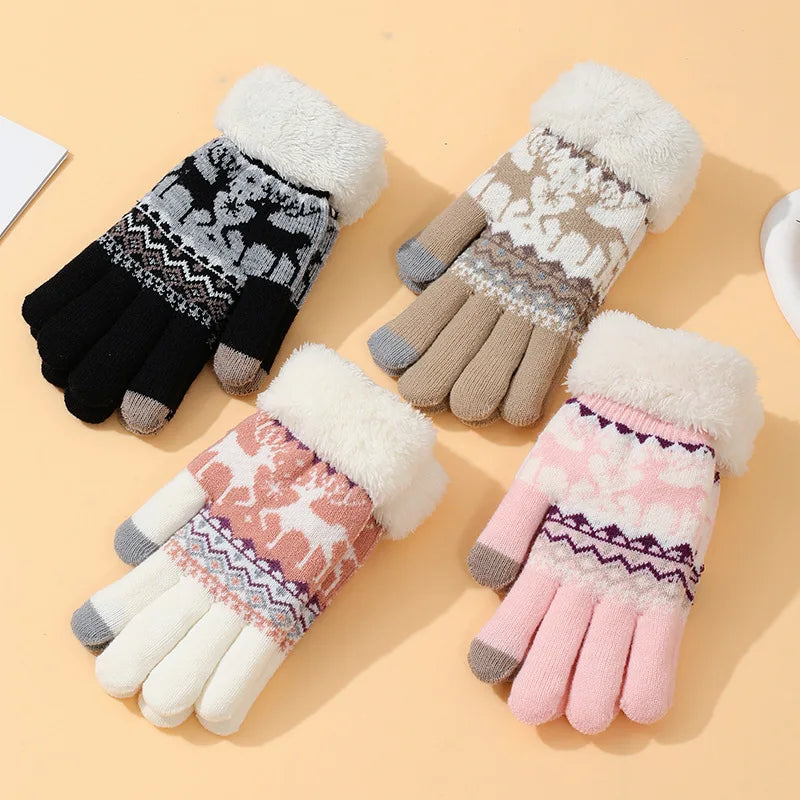 Knitted Acrylic Gloves