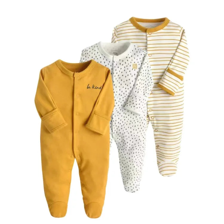 3 Pieces Essential Newborn Jumpsuit