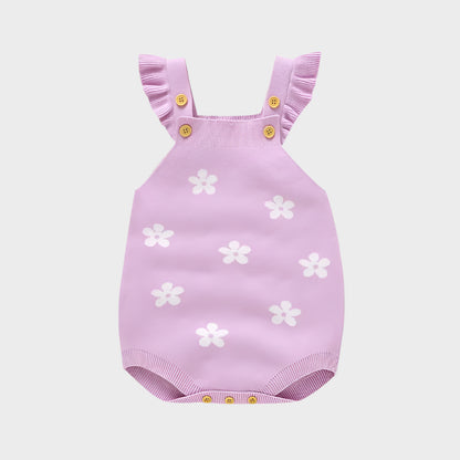 Floral Knitted Bodysuit