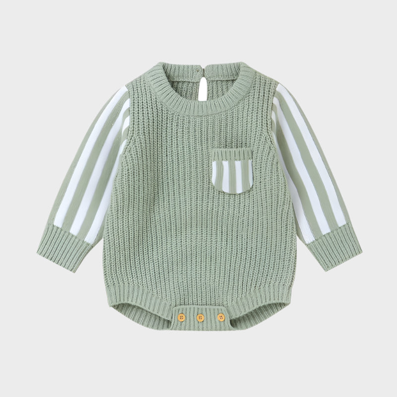 Soft Textured Long Sleeve Bodysuit