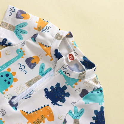 Cartoon Dinosaur Swimsuit