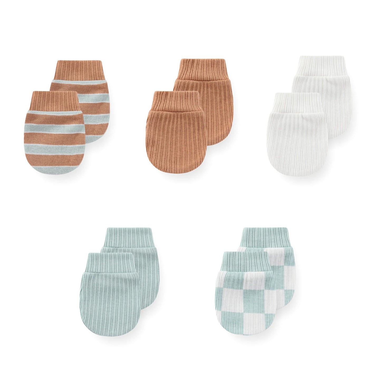 5 Pair Essentials Mittens