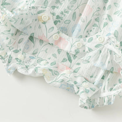 Casual Floral Romper