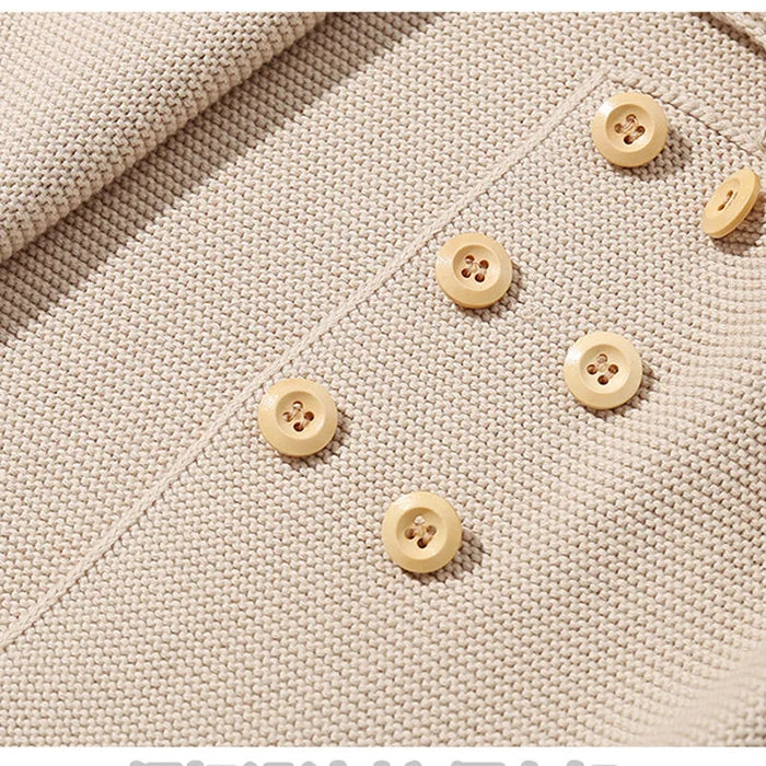 Knitted Hooded Cartoon Cardigan