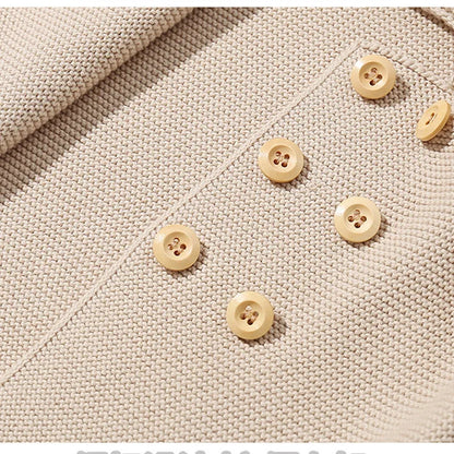 Knitted Hooded Cartoon Cardigan