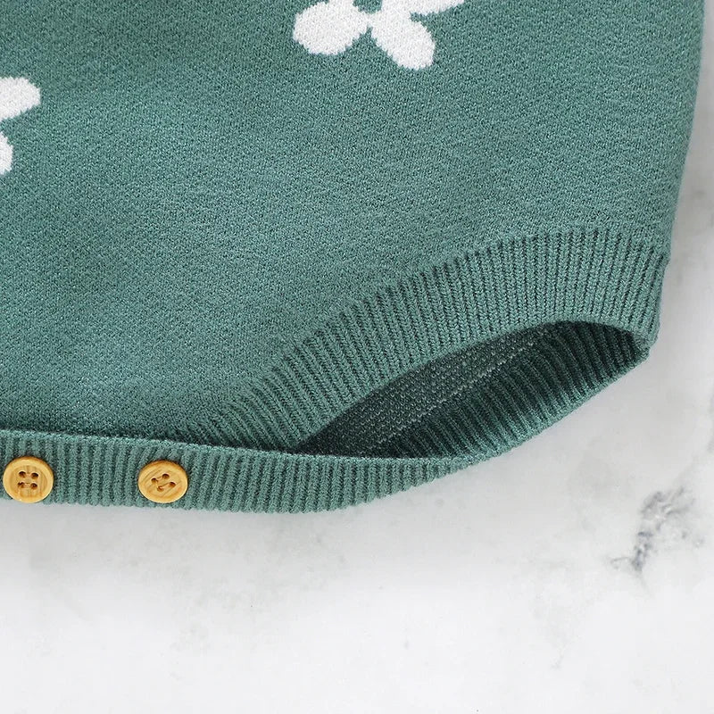 Floral Knitted Bodysuit