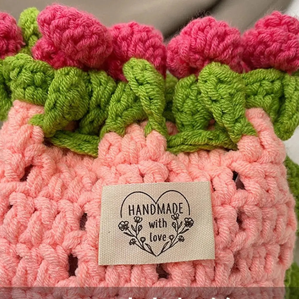 Rose Bouquet Weave Bag