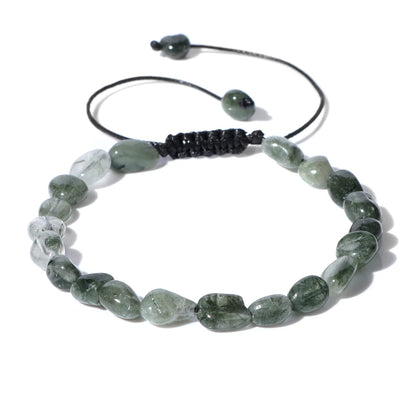 Apatite Stone Bead Bracelet Natural Aquamarines