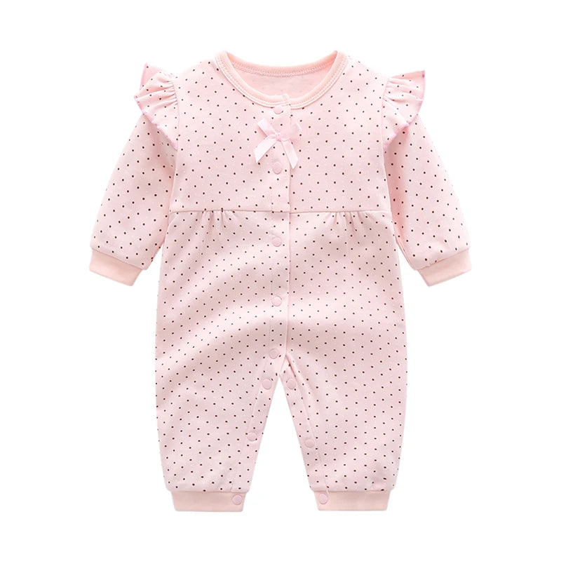 Blossom Polka Dot Infant Jumpsuit