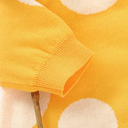 Polka Dots Long Sleeve Sweatshirt