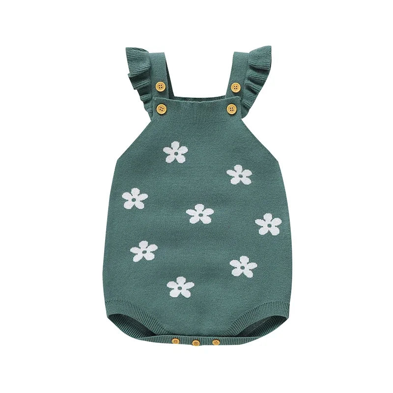 Floral Knitted Bodysuit