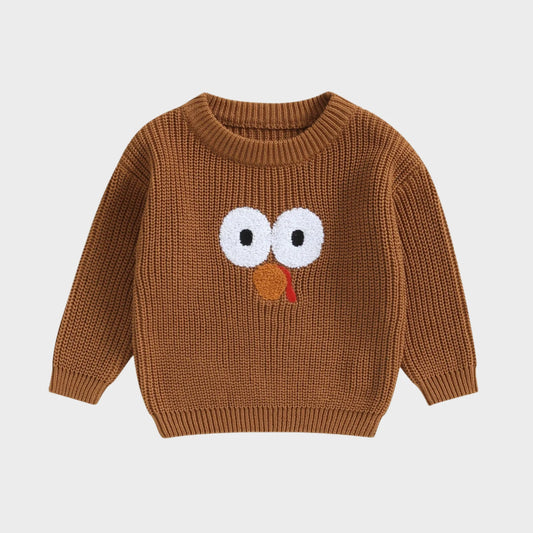 Embroidery Sweaters Long Sleeve O Neck