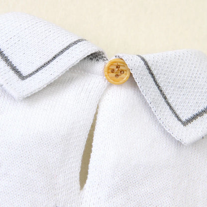 Doll Collar Short Sleeve Romper