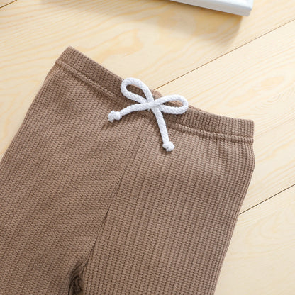 Body décontracté à capuche et manches longues 2 pièces