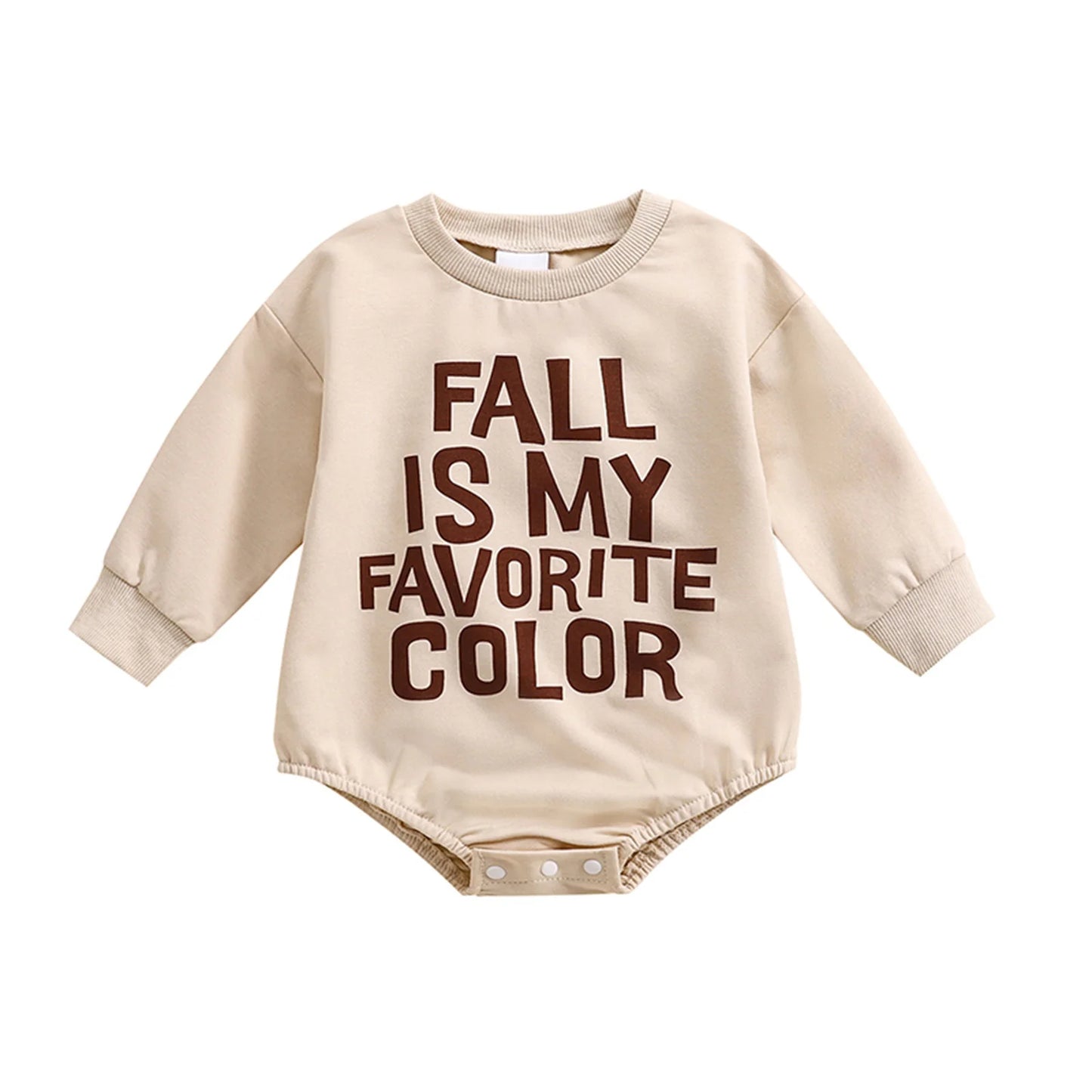 Long Sleeve Crew Neck Letters Bodysuit