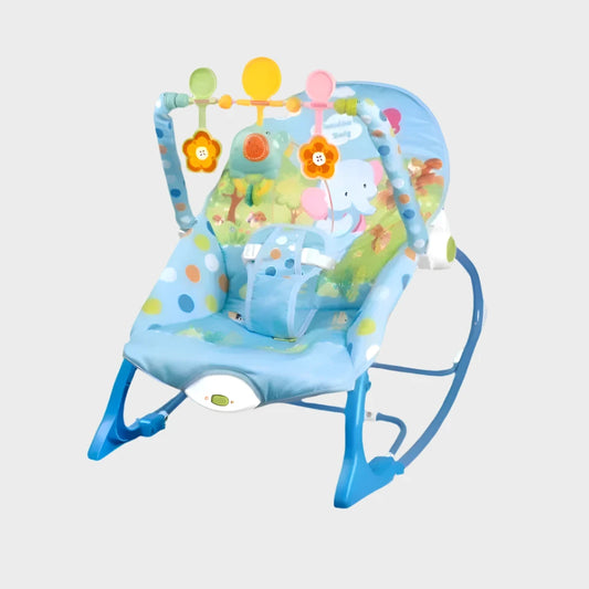 3-in-1 Grow with Me Vibrating Baby Bouncer, Seat & Infant to Toddler Rocker