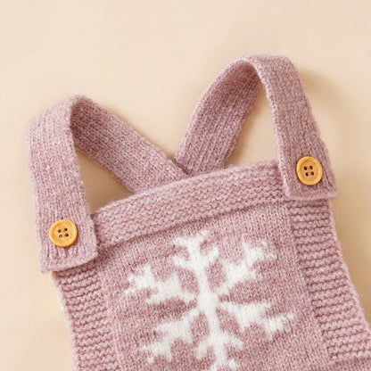 Snowflakes Overall Jumpsuit