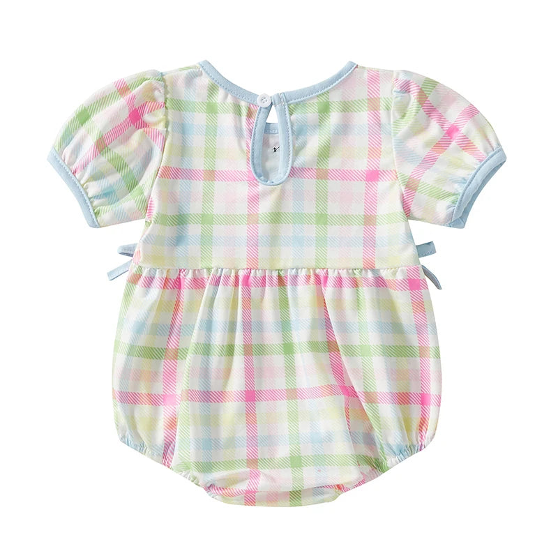 Combinaison décontractée à carreaux 