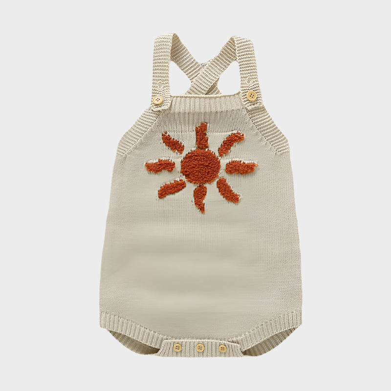 Sleeveless Knitted Romper