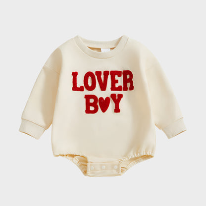 Autumn Lover Boy Embroidered Bodysuit