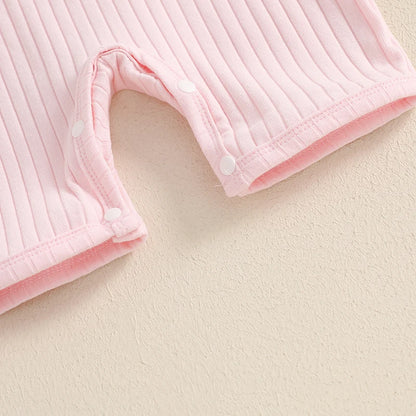 Easter Bunny Embroidered Romper