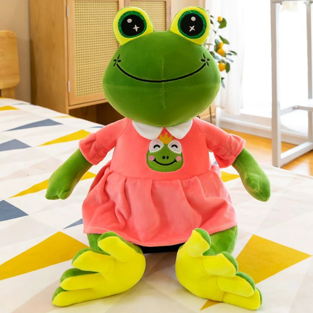 Cartoon Frog Plush