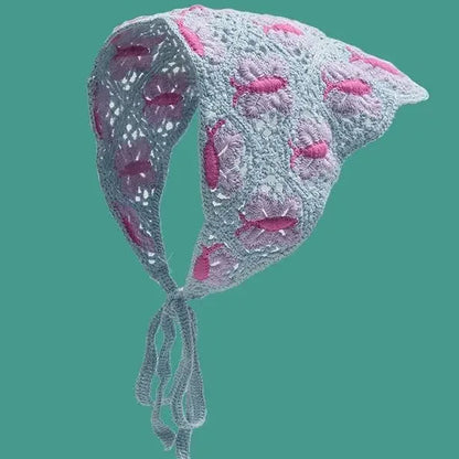 Handmade Crochet Triangle Headband