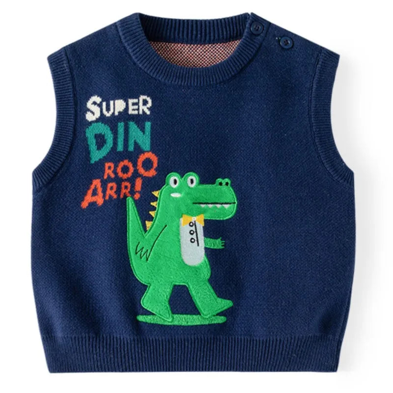 Autumn Cartoon Colorful Vest