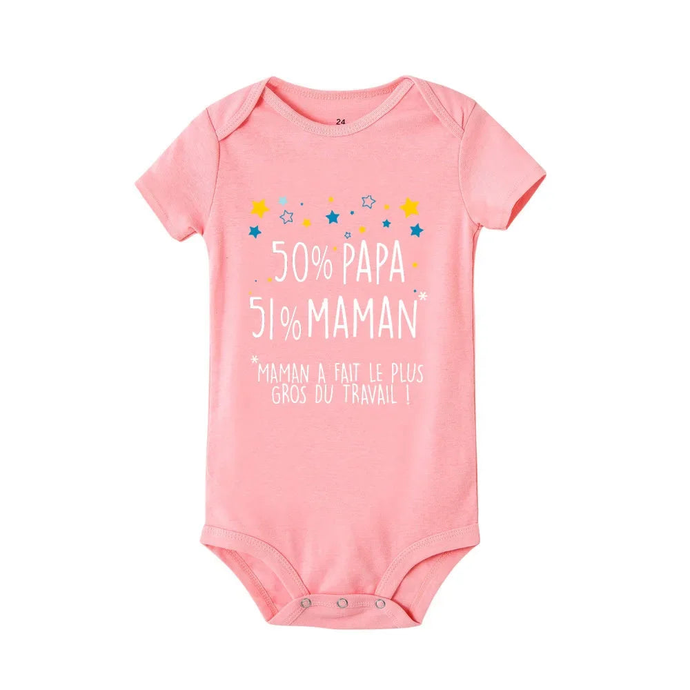 50 % Papa 51 % Maman a fait la plupart de mes combinaisons essentielles
