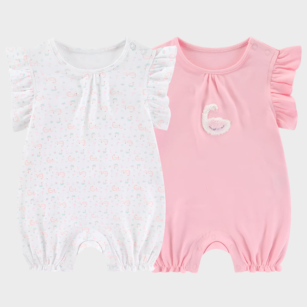 2 Set Ruffle Summer Romper