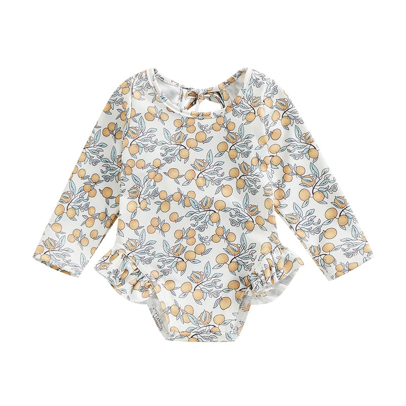 Floral Ruffle Swimwear