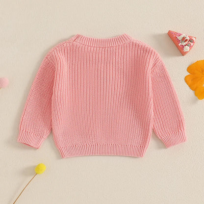 Embroidery Sweaters Long Sleeve