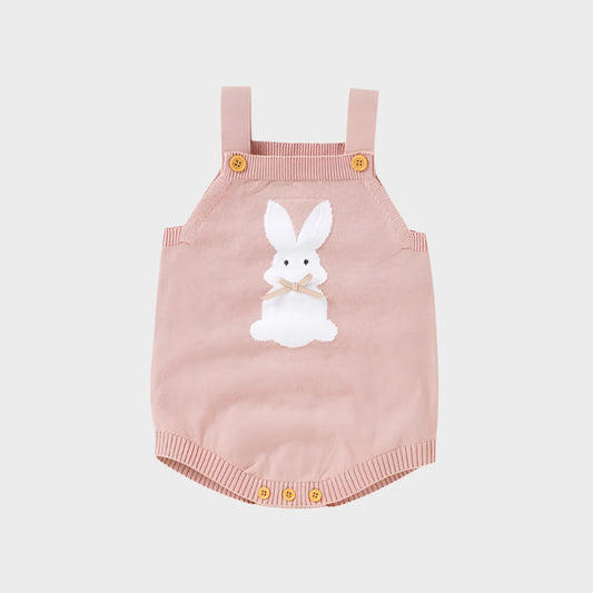Combinaison sans manches à motif de lapin 
