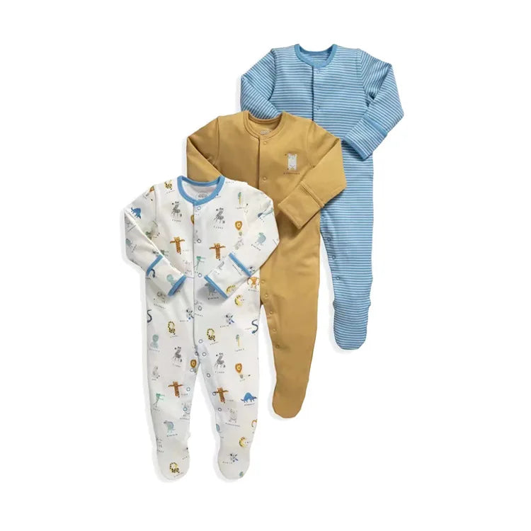 3 Pieces Essential Newborn Jumpsuit