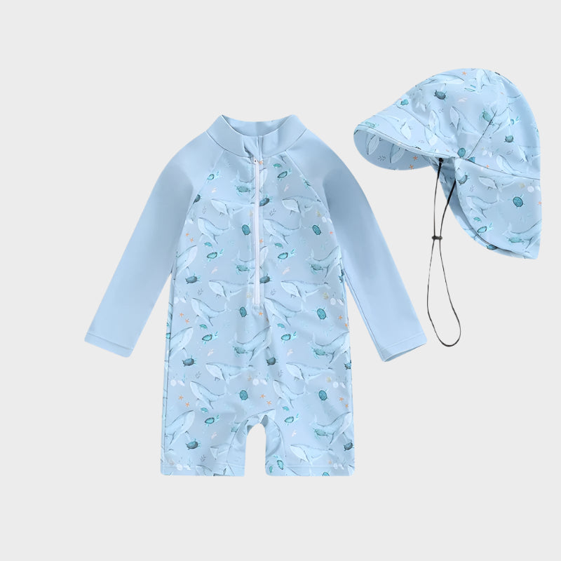 2 Piece Fauna Rush Guard Swimwear