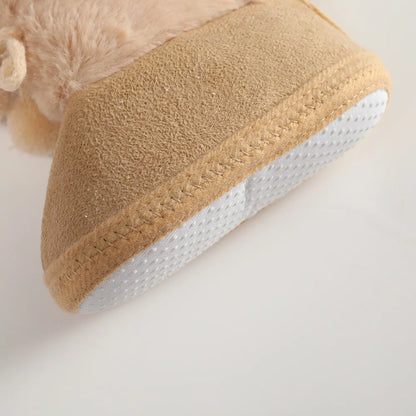 Bottes de neige d'hiver en peluche pour bébés filles et garçons Cowboy